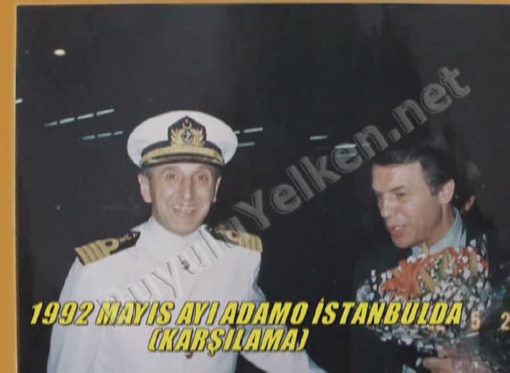 Okyay - 1992 - Mayıs ayı Adamo ile İstanbul\'da karşılaşma