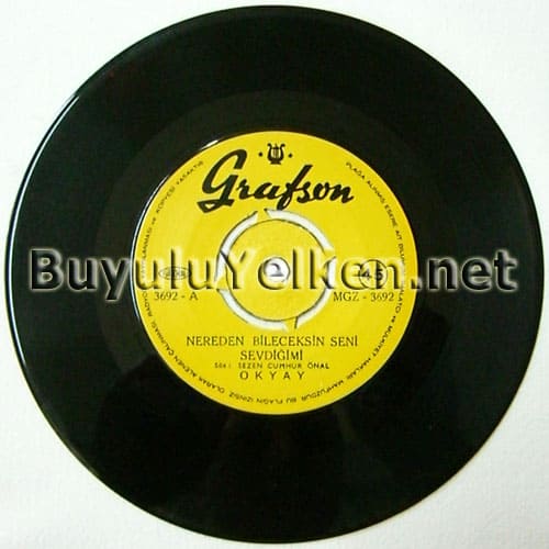 Okyay - Nereden Bileceksin Seni Sevdiğimi - Duydum ki Unutmuşsun (GRAFSON 3692) A yüzü