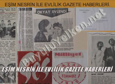 Okyay - 1970 - Evliliği ile ilgili gazete haberleri